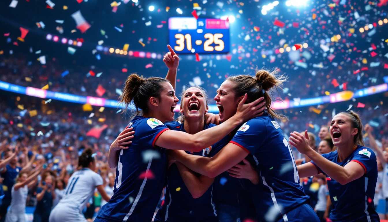 découvrez la performance exceptionnelle des bleues lors de leur victoire éclatante contre l'allemagne en match amical de handball. une démonstration de force qui promet de belles choses pour l'avenir !