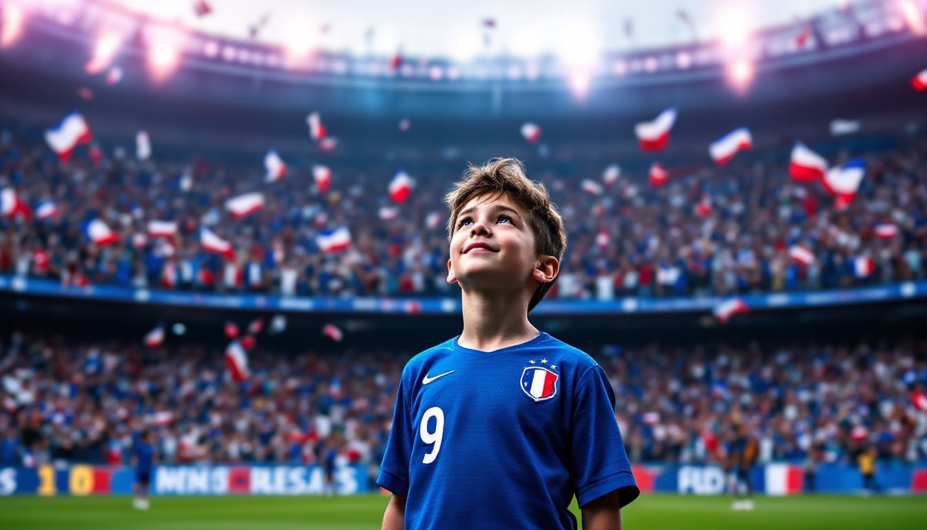 découvrez comment l'arrivée du fils d'un double champion du monde ravive l'espoir au sein de l'équipe des bleus. plongez dans cette nouvelle ère prometteuse pour le football français.