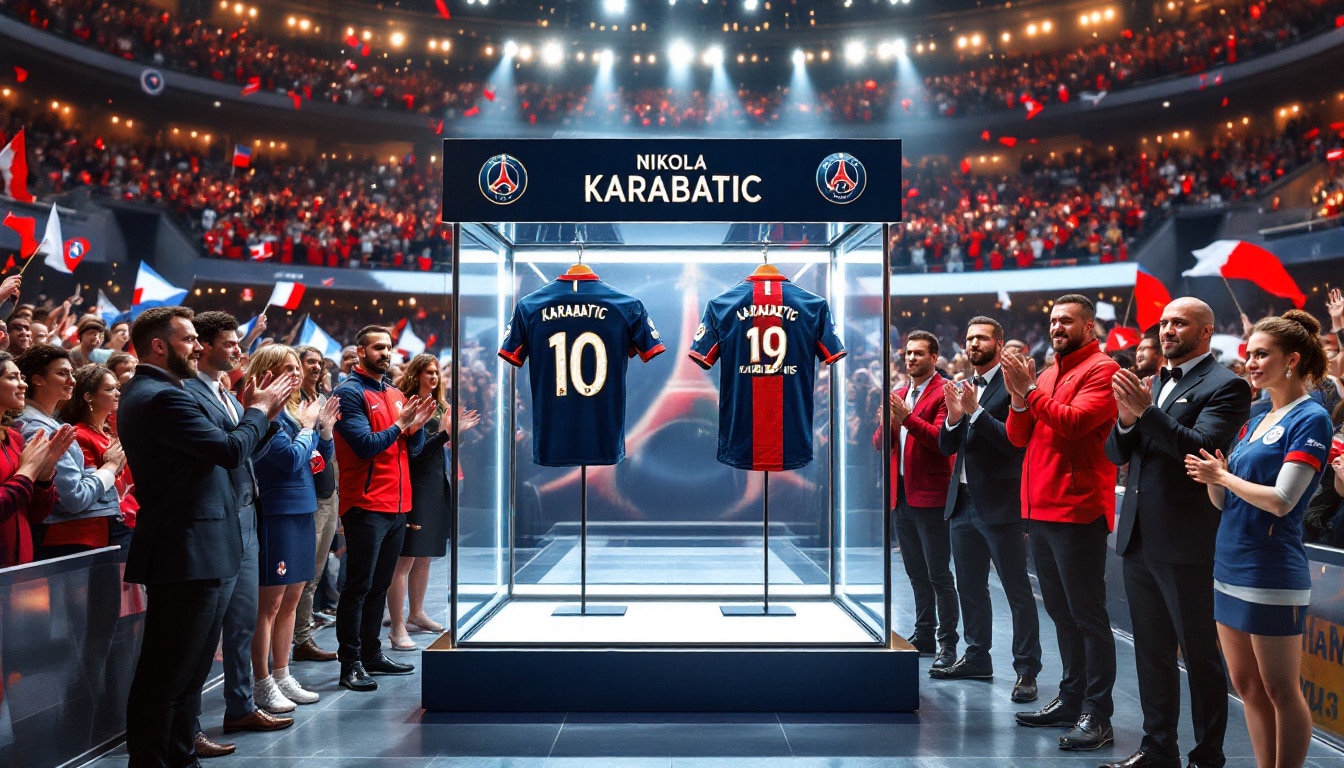 découvrez comment le psg rend hommage à la légende du handball en retirant le maillot emblématique de nikola karabatic, une célébration mémorable qui souligne son impact indélébile sur le sport.