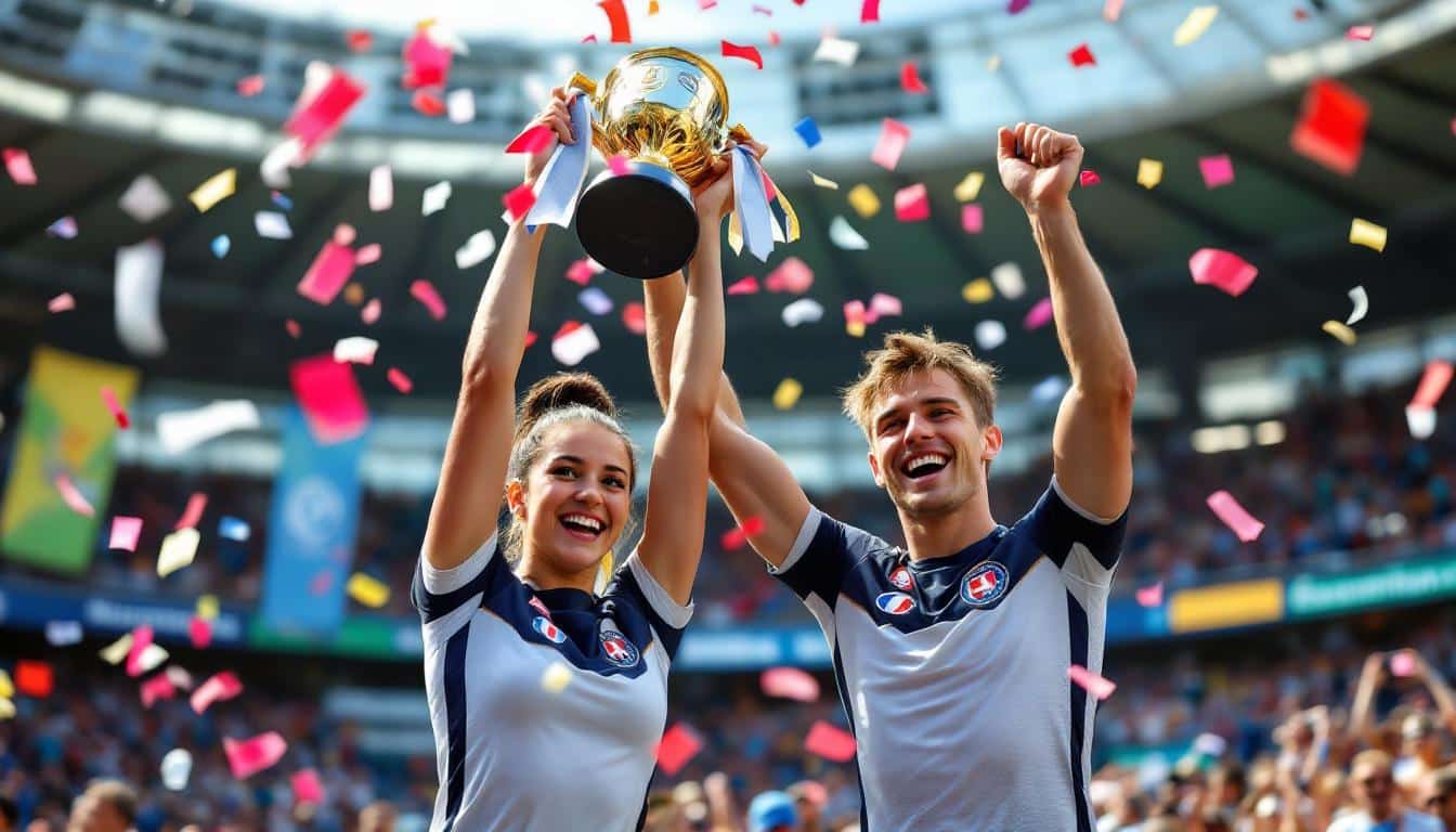 découvrez l'incroyable victoire de léa fargues (sath) et téo egermann (sélestat) qui inscrivent leur nom dans l'histoire en remportant le trophée jean-andré – ujsf, une première marquante pour le sport français.
