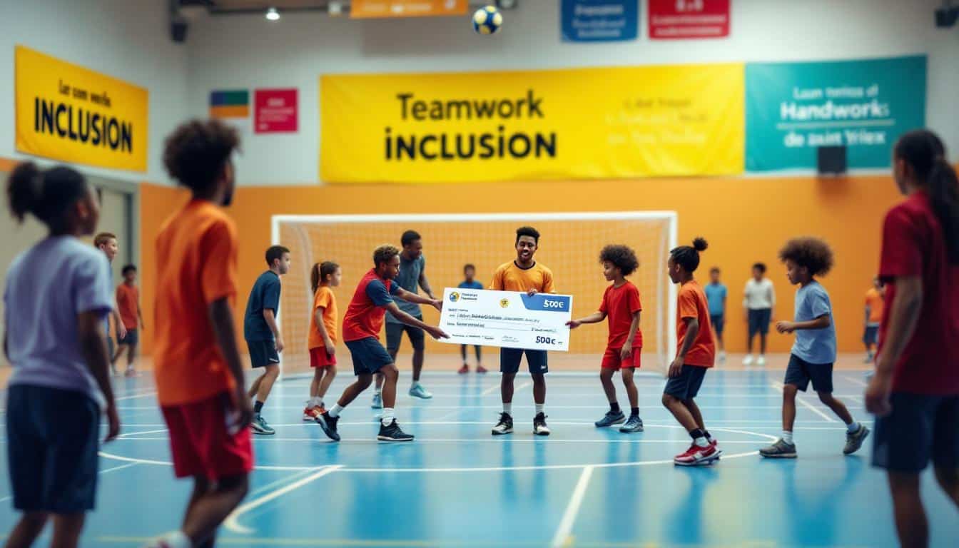 découvrez comment le club de handball de saint-yrieix reçoit une aide de 500€ pour promouvoir l'inclusion au sein de sa communauté. une initiative inspirante qui renforce les valeurs du sport et favorise l'accès au handball pour tous.